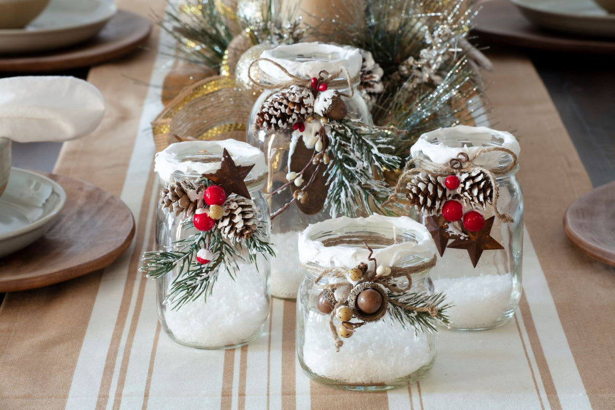 True Snow Mason Jars