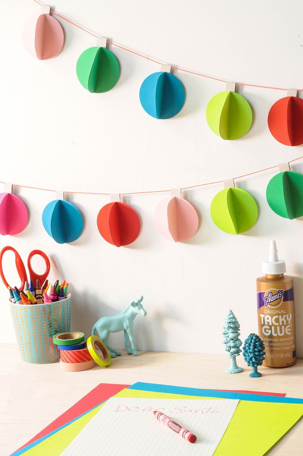 Paper Ornament Garland