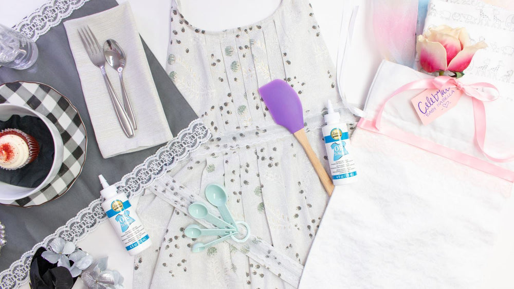 3 Ways to Upcycle Fabrics with Lace and Fabric Glue