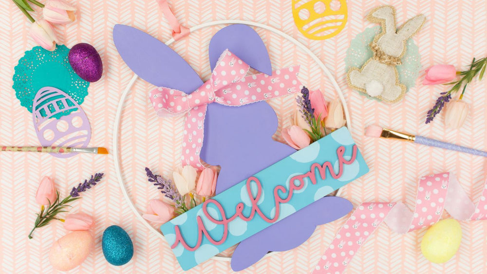 Easter Décor Idea: Bunny Door Wreath