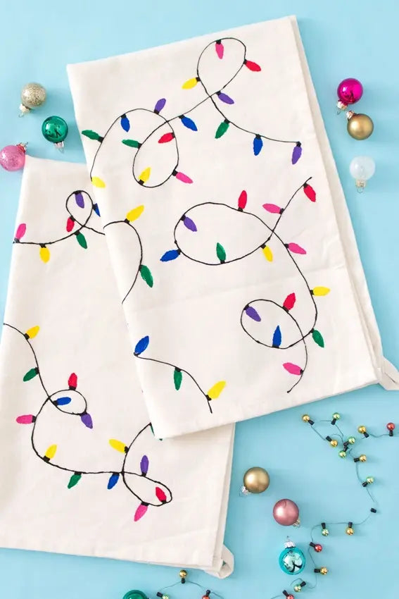 Picture of DIY Christmas Light Towels