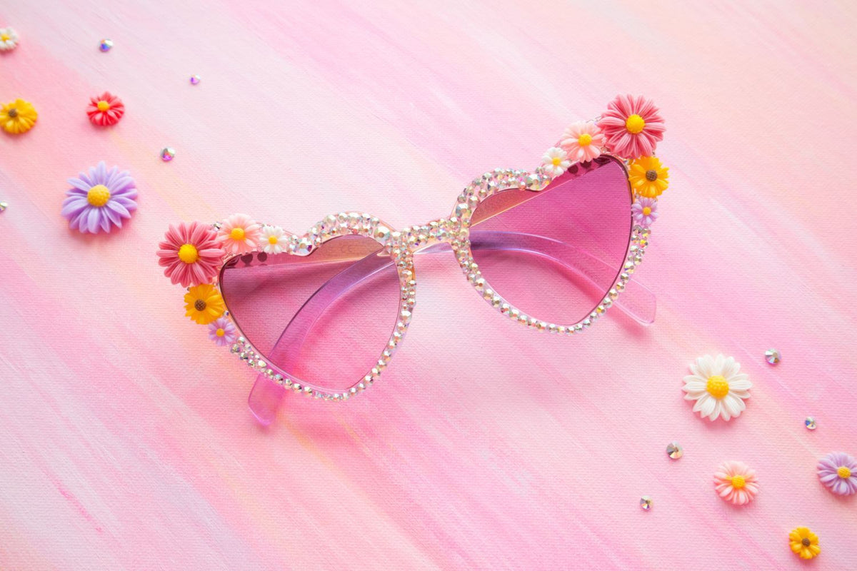 DIY Rhinestone Sunglasses with Liquid Fusion