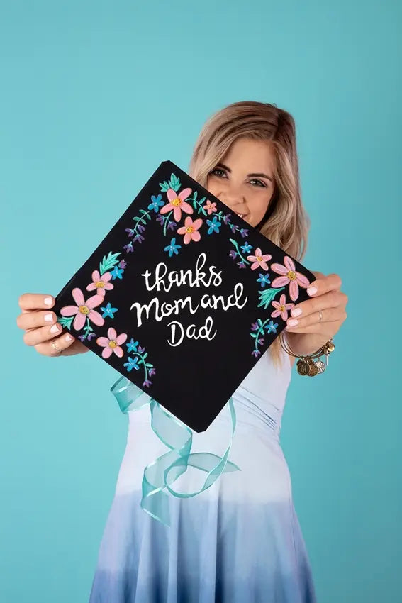 Picture of Custom Graduation Caps with Tulip