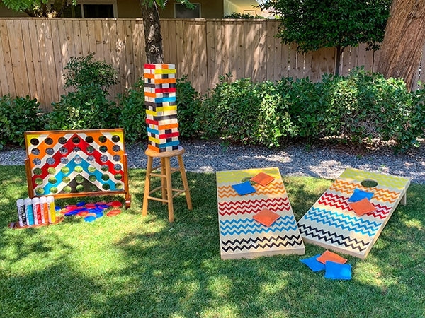DIY Giant Yard Games