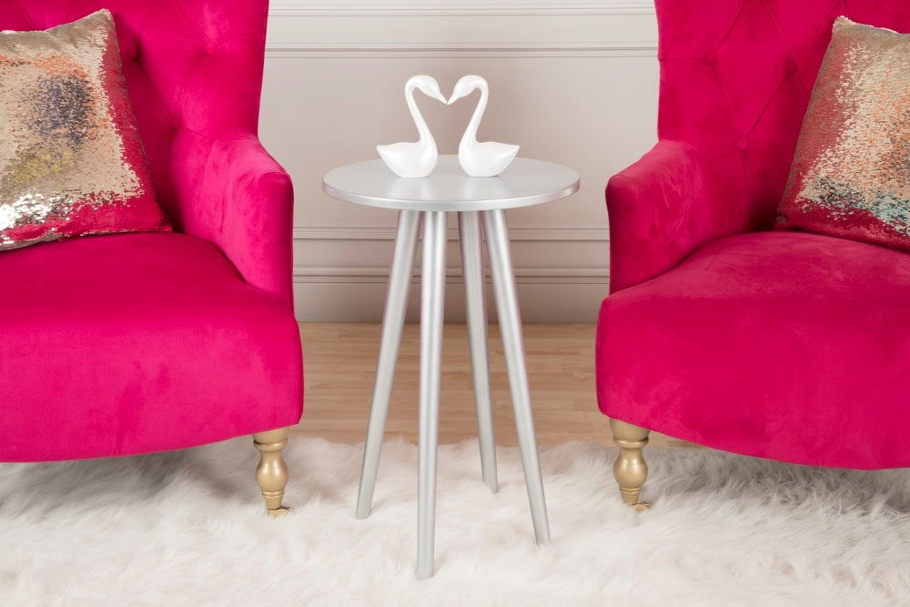 Silver Accent Table DIY