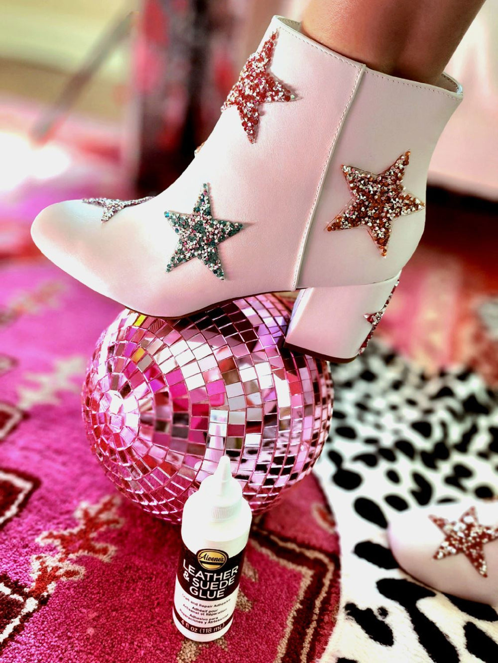 DIY Upcycled Shoes with Leather Glue