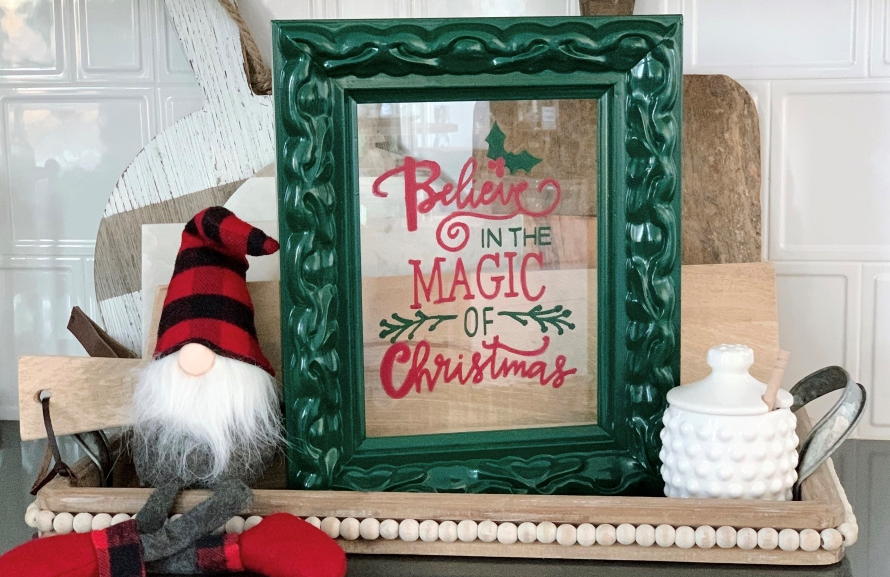Christmas Quote Art Frame