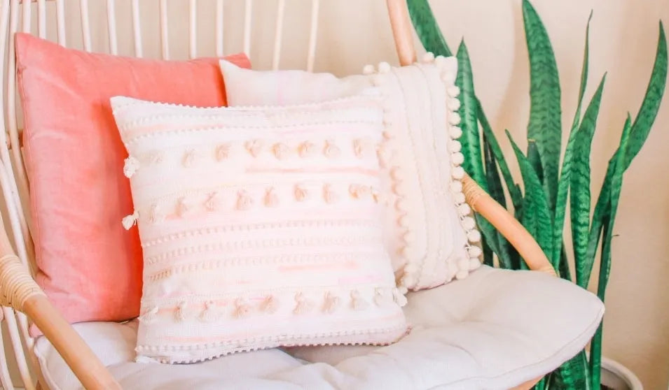 Watercolor Tassel Pillows