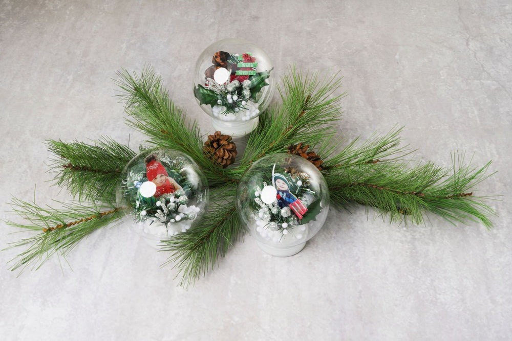 Custom DIY Snow Globe with Tacky Glue