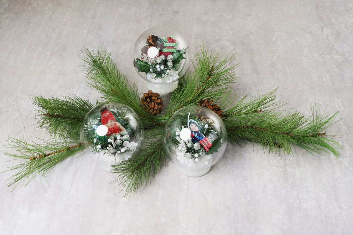 Custom DIY Snow Globe with Tacky Glue
