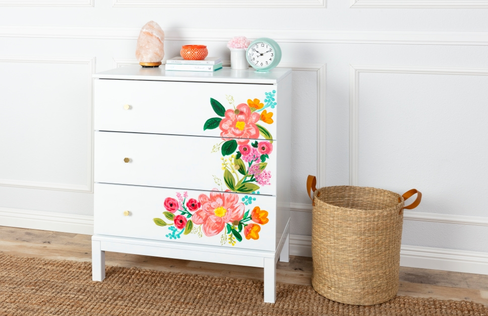 5 Fun Ideas for a Flower Print Furniture Makeover