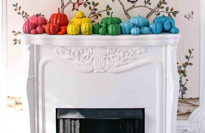 Easy Painted Pumpkins with COLORSHOT