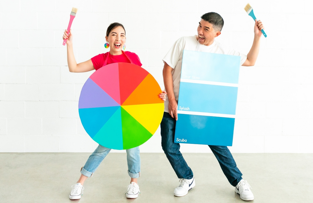 DIY Couples Halloween Costume with COLORSHOT
