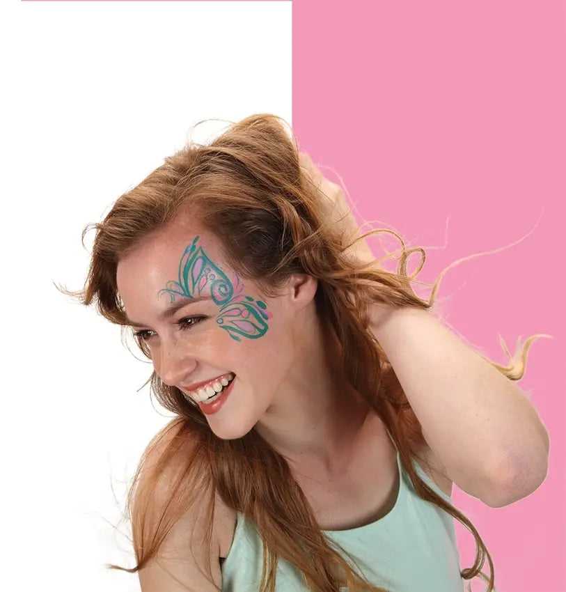 Butterfly Face Paint Art