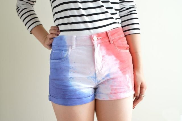 Tie-Dye Shorts 3 Ways