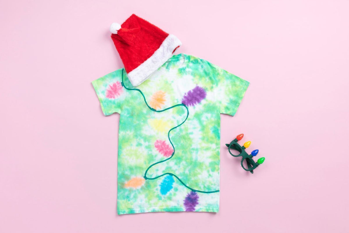 Christmas Tie-Dye Technique