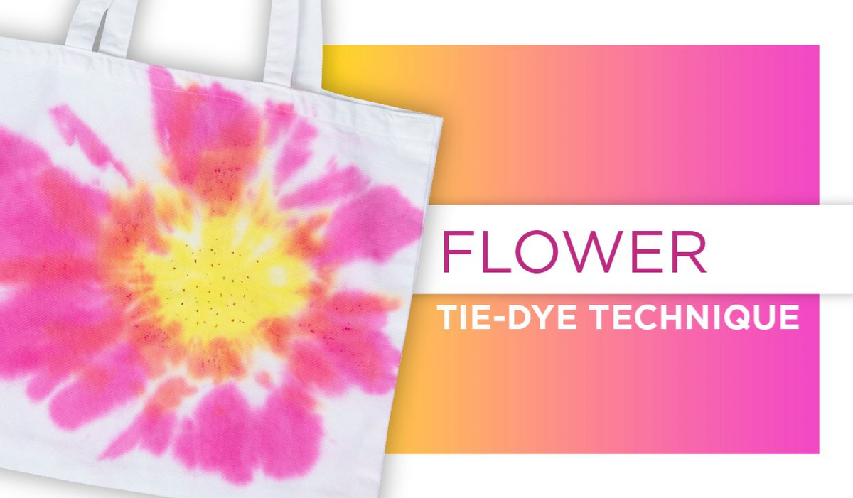 Flower Tie-Dye Technique