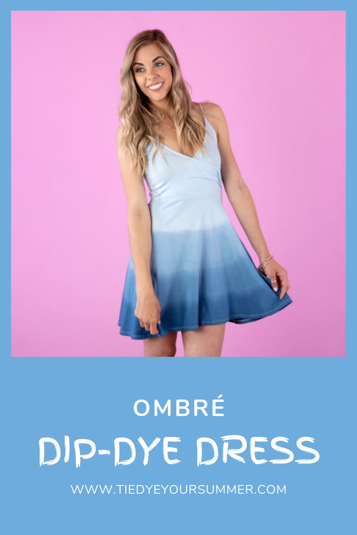 Ombre Dip Dye Dress Tutorial