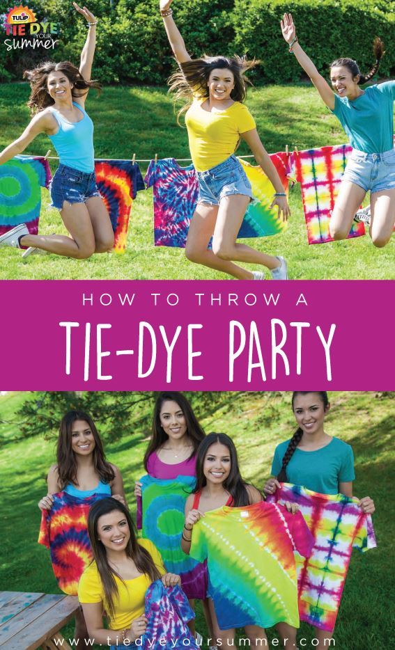 How To Throw A Tie-Dye Party