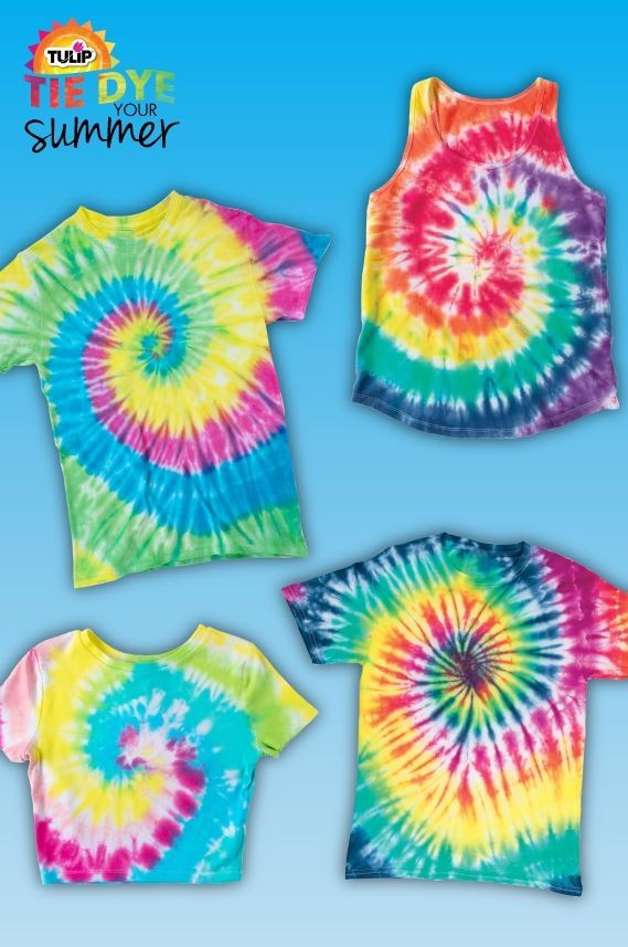 7 Spiral Tie-Dye Ideas