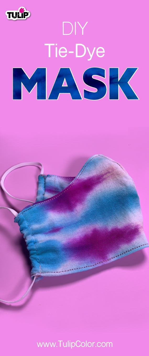 DIY Tie-Dye Face Mask Tutorial