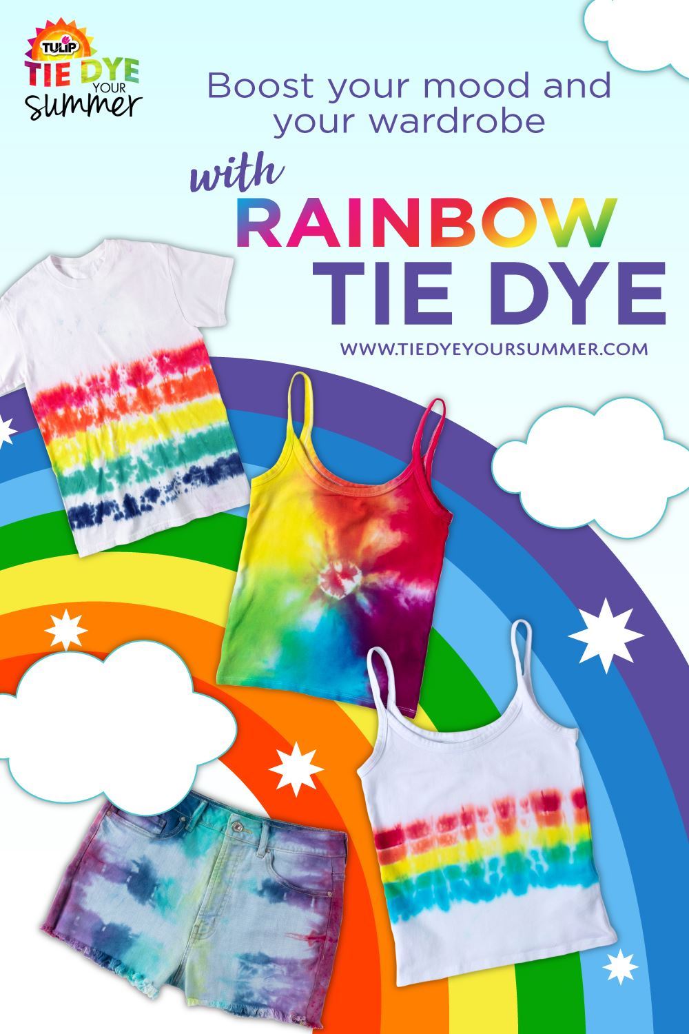 Rainbow Tie-Dye Projects To Brighten Your Day