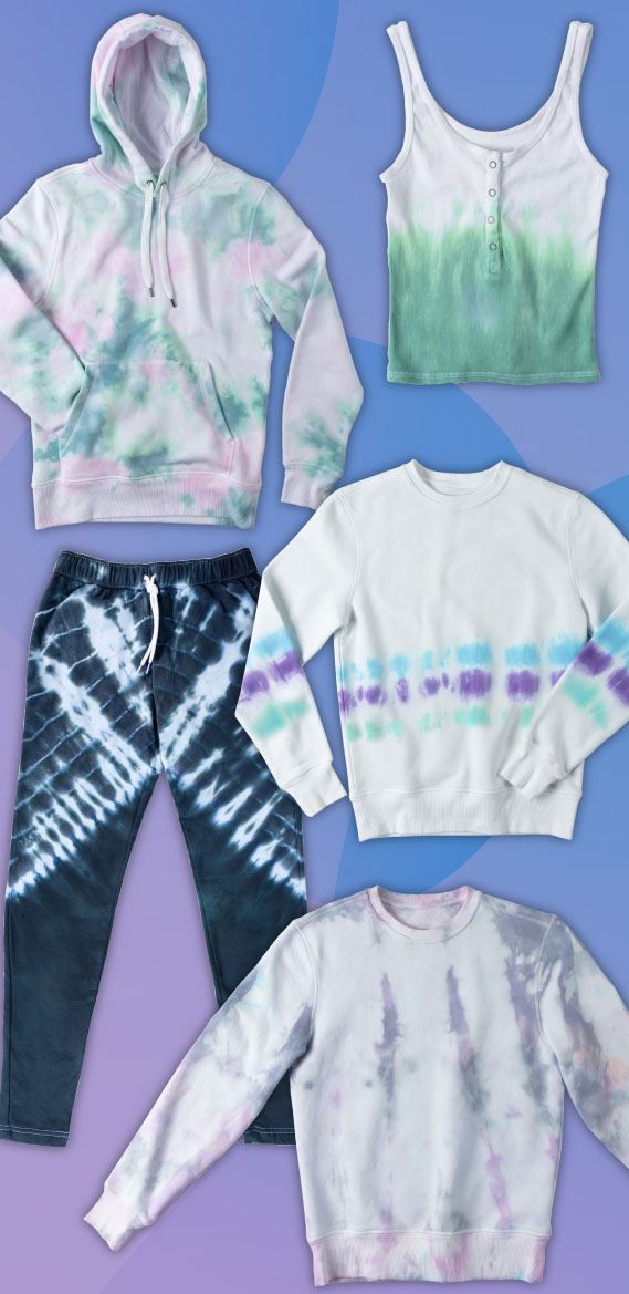 Comfort Zone: DIY Tie-Dye Loungewear