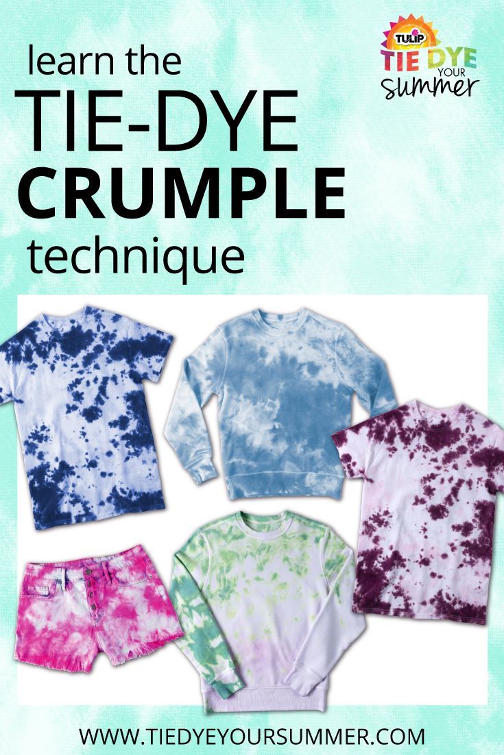 5 Crumple Tie-Dye Ideas