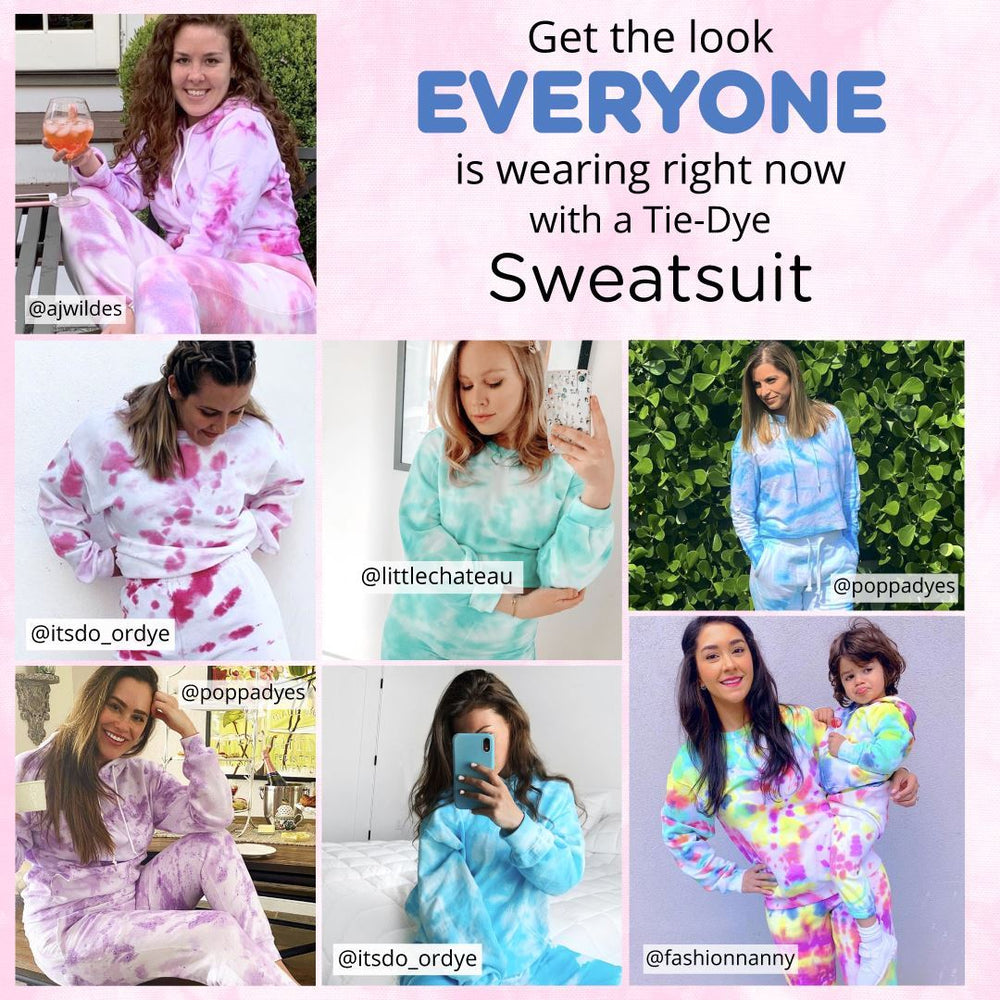 Take It Easy in a Tie-Dye Sweatsuit