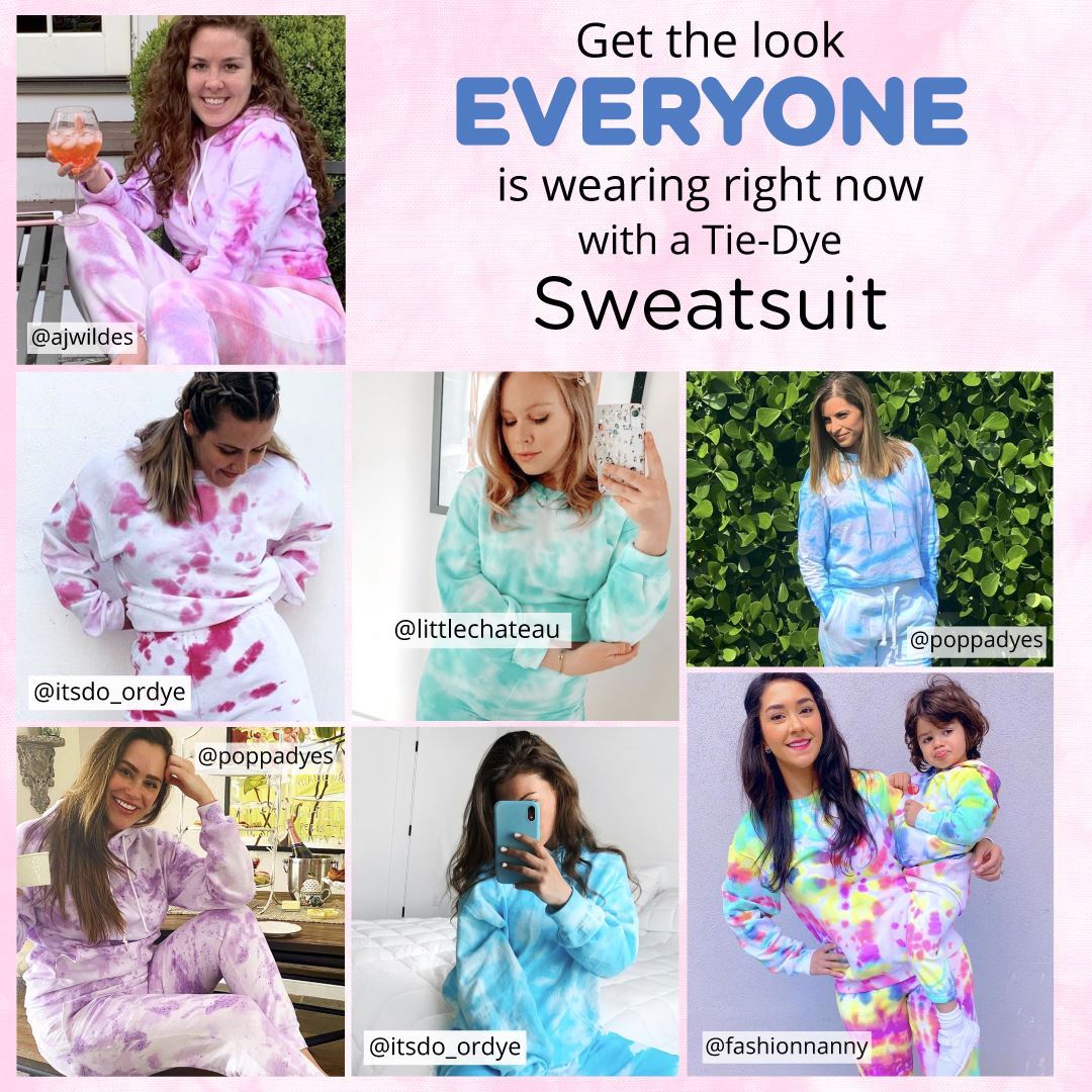 Take It Easy in a Tie-Dye Sweatsuit
