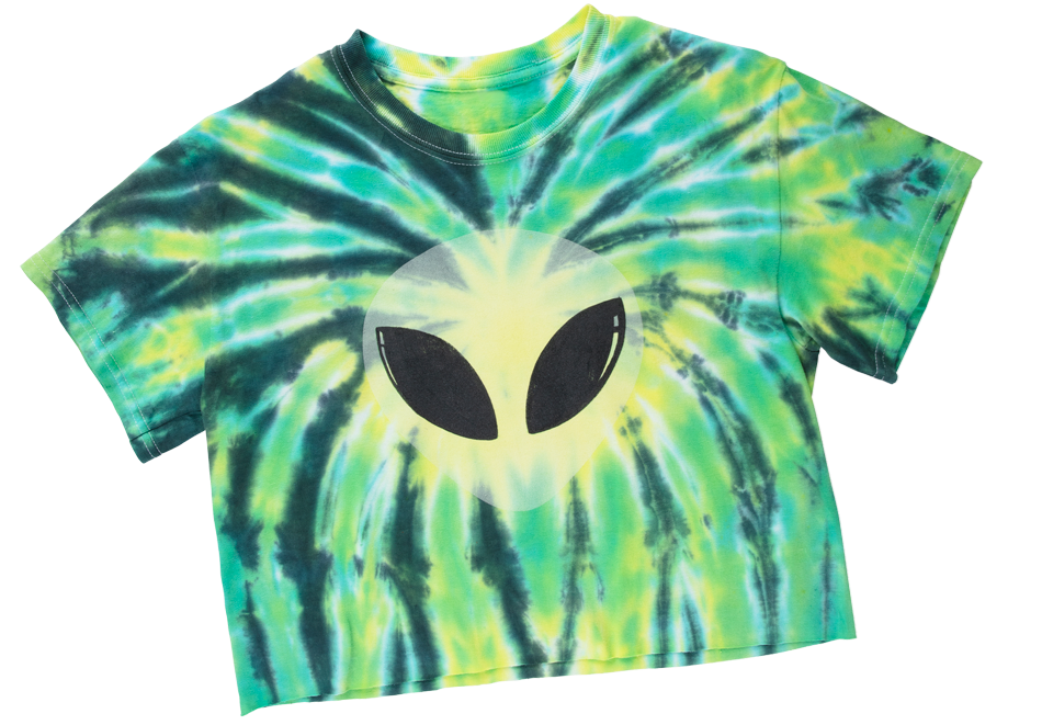 Alien Glow Tie-Dye Technique