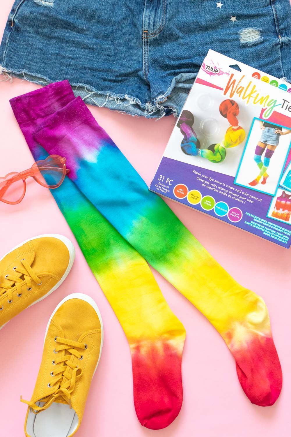 How To Tie Dye Socks The Easy Way