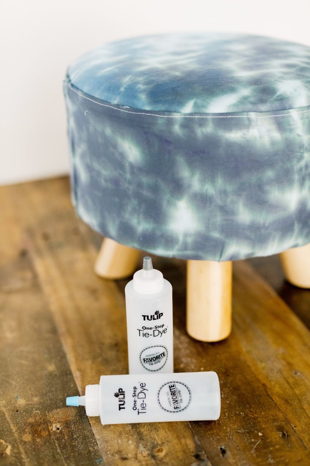 Stunning Shibori Tie-Dye Furniture Flip with Tulip