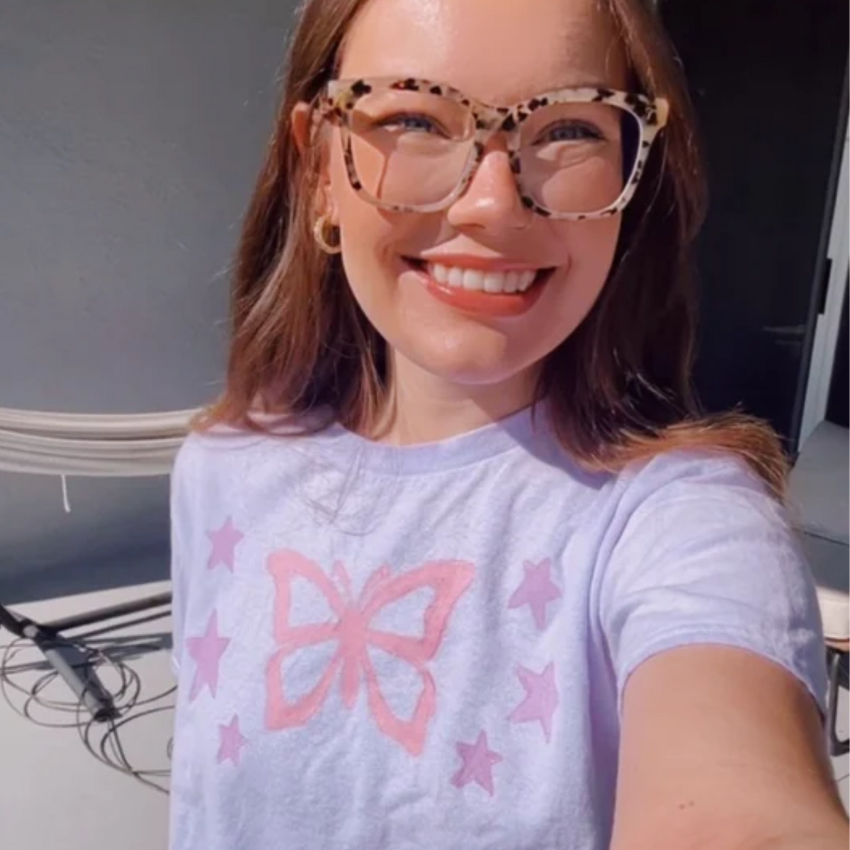 How to Make a Color Changing Butterfly Shirt with Dye and Paint