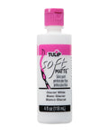 Tulip Brush-On Fabric Paint Glacier White Matte 4 fl. oz.