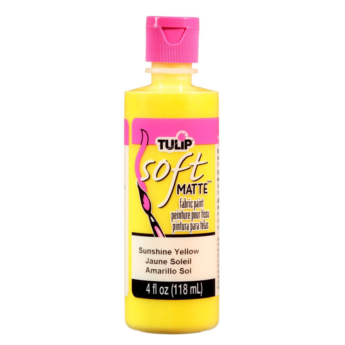 Picture of 20406 Brush-On Fabric Paint Sunshine Yellow Matte 4 oz.