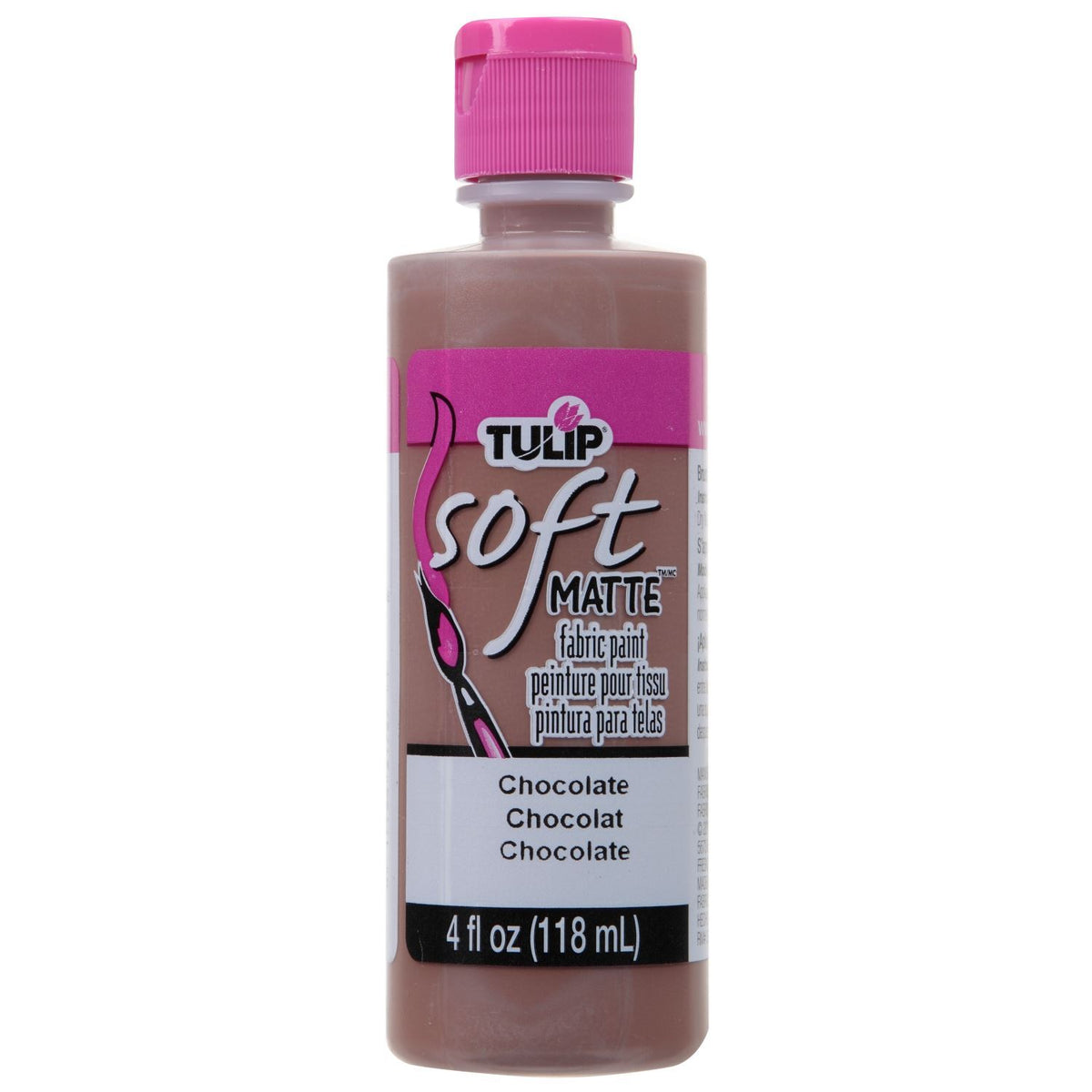 Picture of 21727 Brush-On Fabric Paint Chocolate Matte 4 oz.