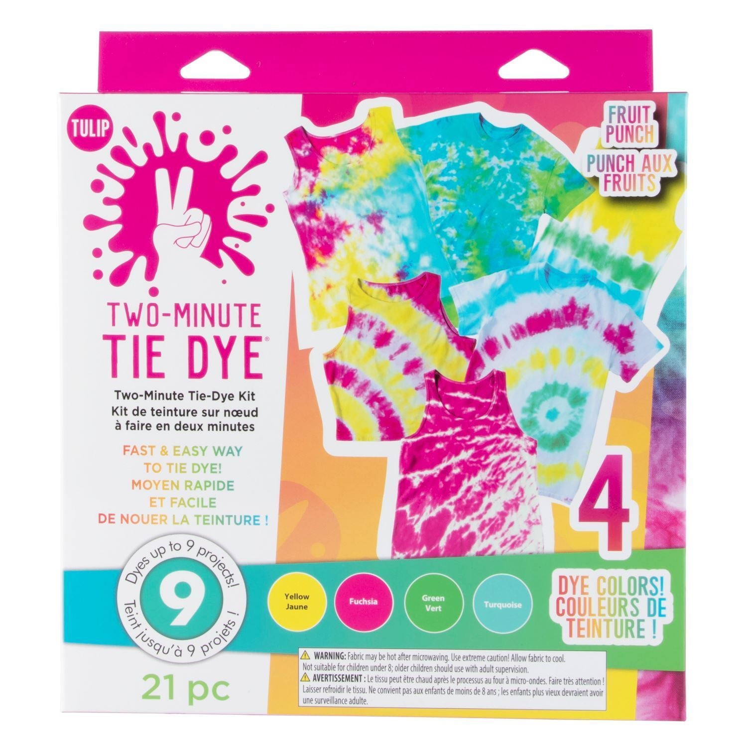 Tulip Fruit Punch Two-Minute Tie Dye Kit – I Love to Create