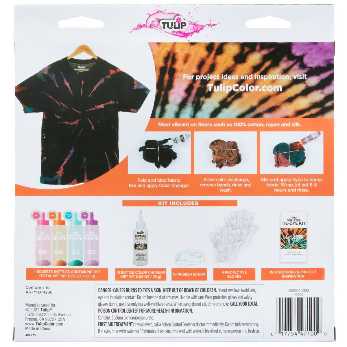 Picture of 47100                               REVERSE TIE DYE TECHNIQUE KIT                     