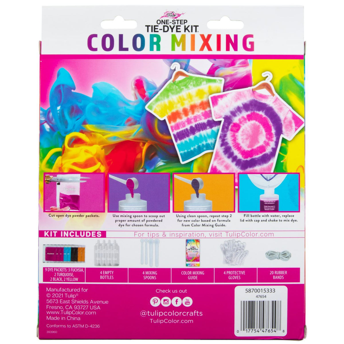 Picture of 47654                               TULIP TIE DYE COLOR MIXING KIT                    