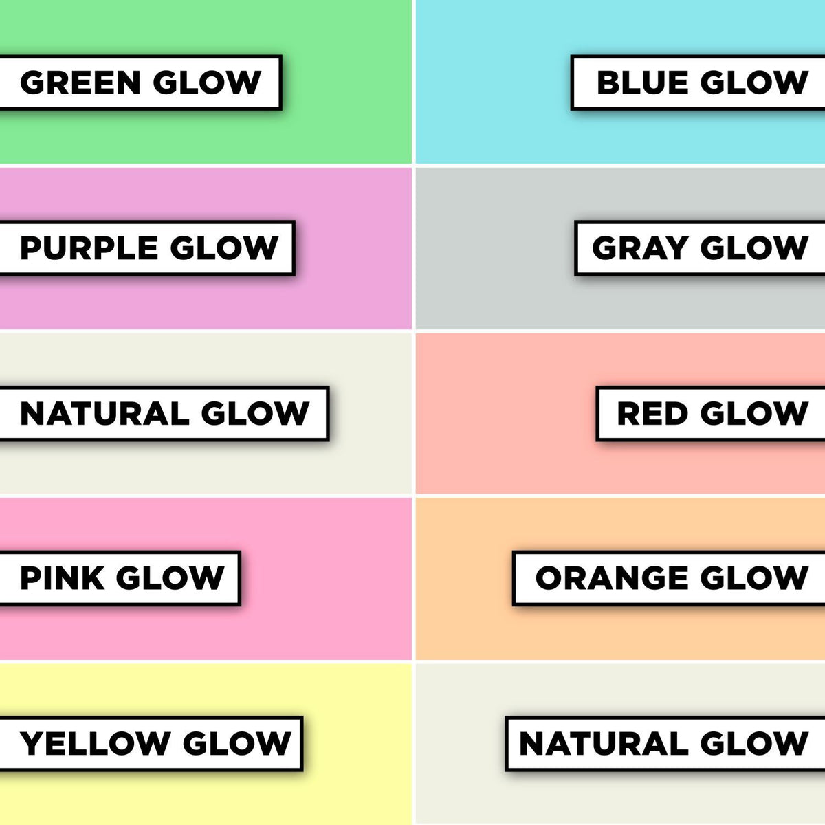 Picture of 44417 Tulip Dimensional Fabric Paint Glow .75 fl. oz. 10 Pack