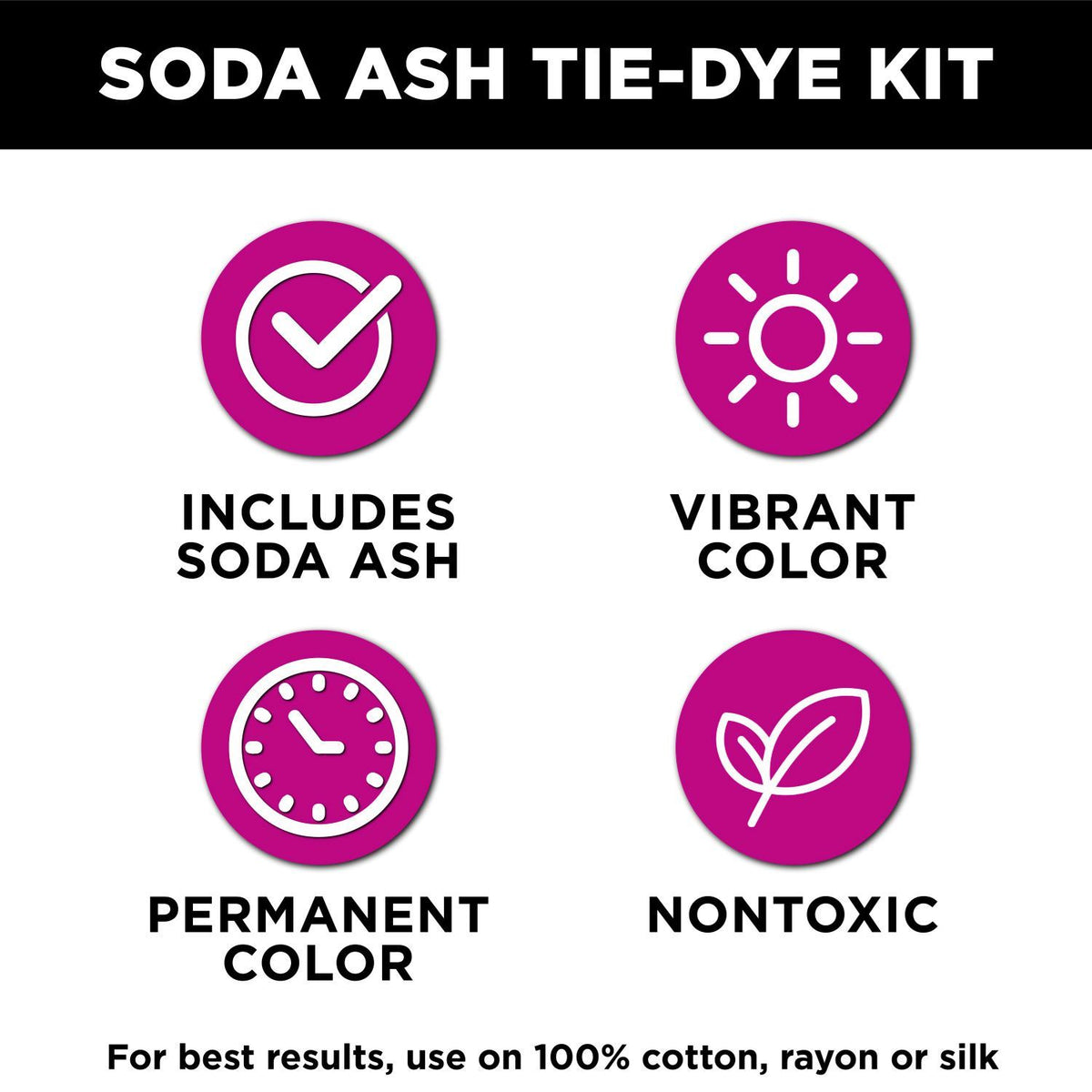 Picture of 33545 Tulip Artisan Soda Ash 4-Color Tie-Dye Kit