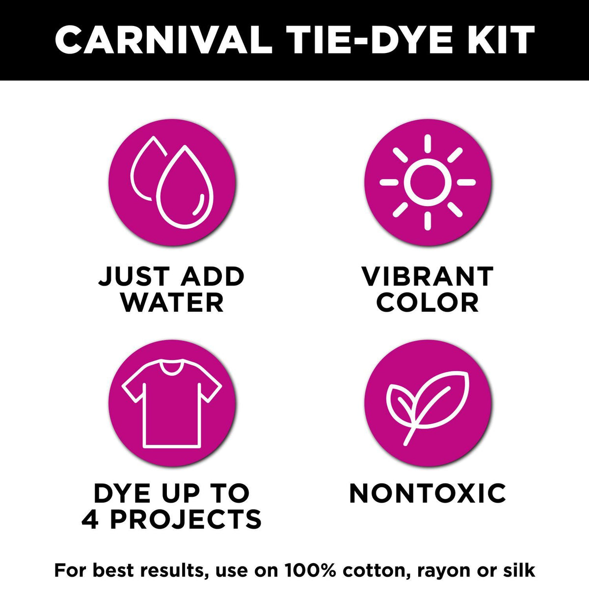 Picture of 44065 Tulip Carnival 12-Color Mini Tie-Dye Kit