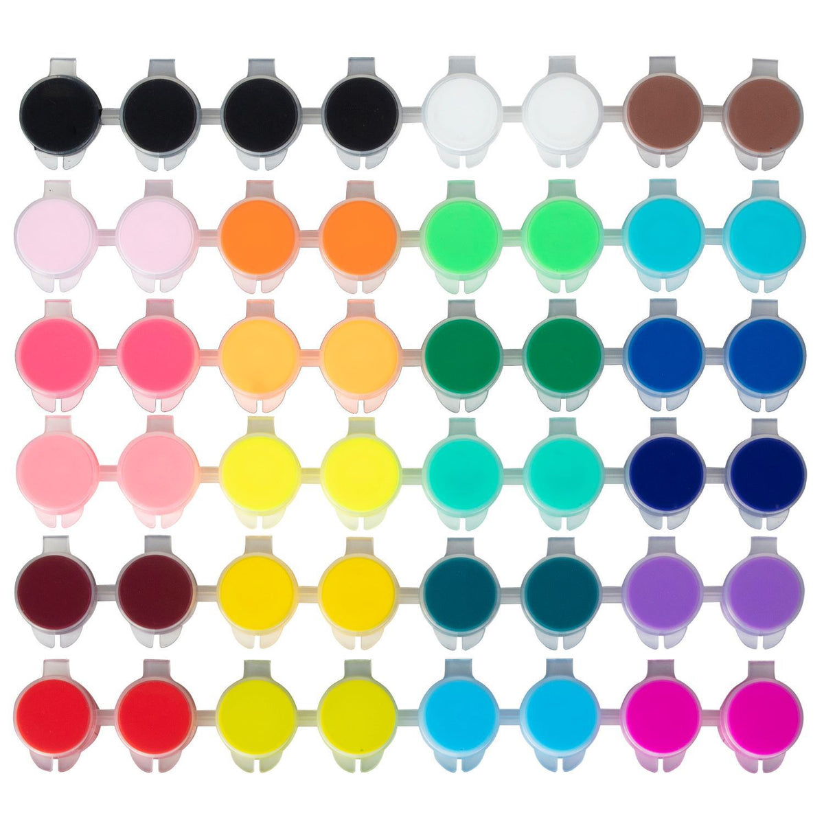 Picture of 47904                               TULIP BRUSH ON FABRIC PAINT OVER THE RAINBOW 48PK 