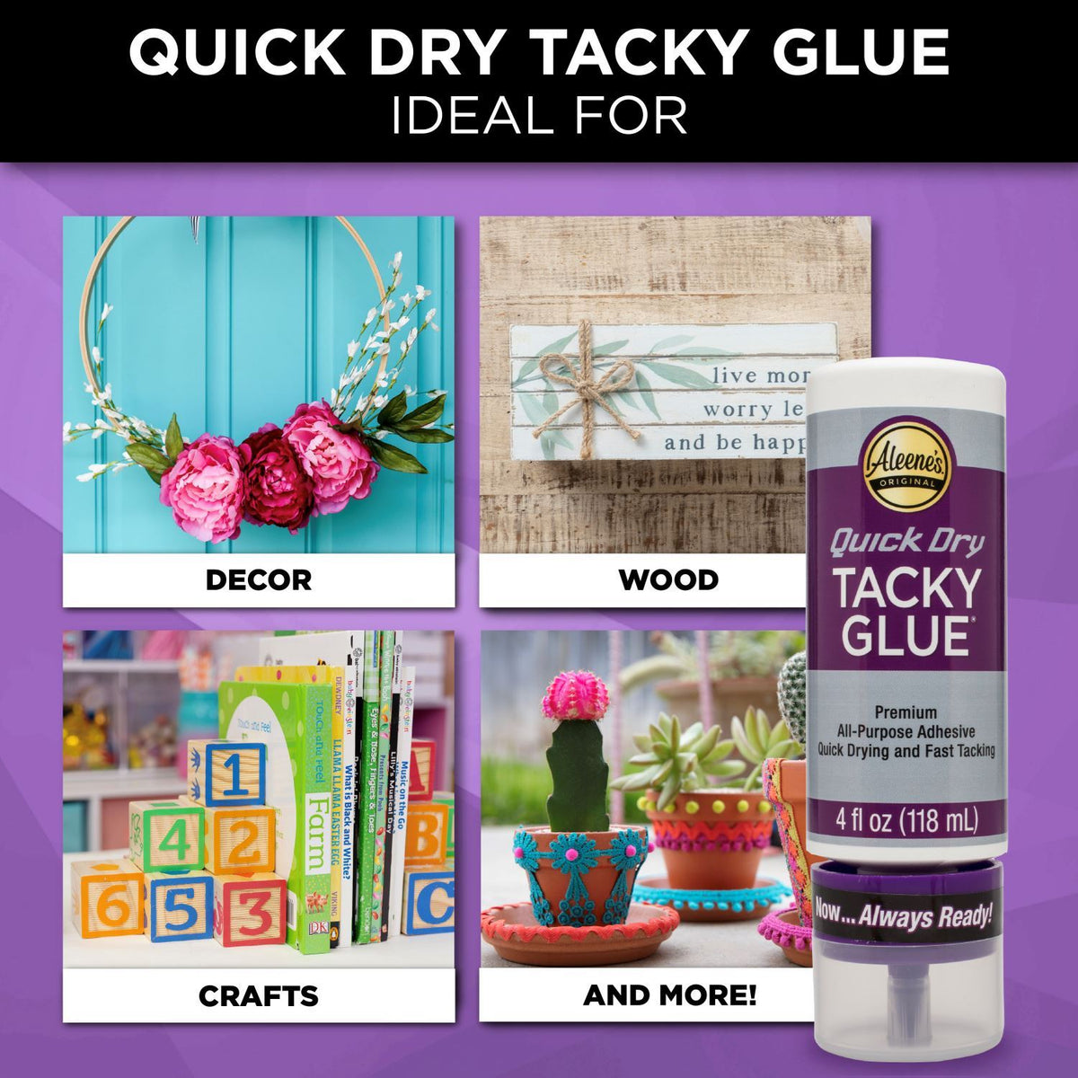 Picture of 33147 Aleene's Always Ready Quick Dry Tacky Glue 4 fl. oz.