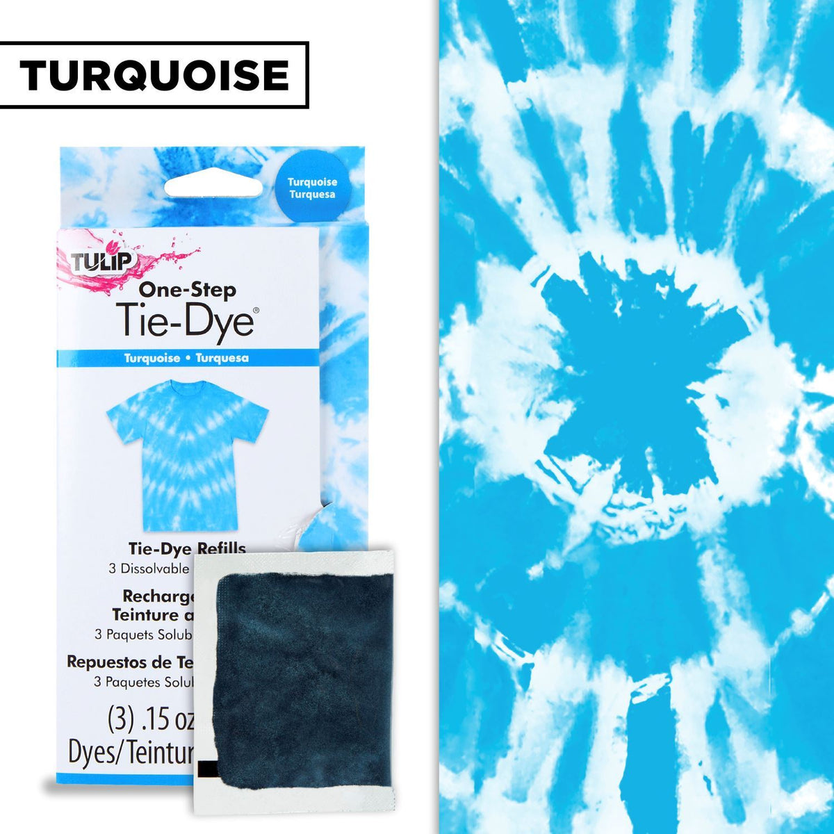 Picture of 31783 One-Step Tie-Dye Refills Turquoise