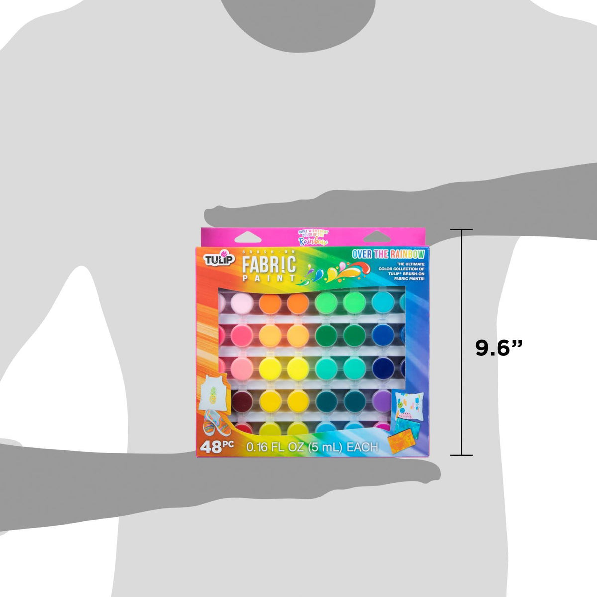 Picture of 47904 Tulip Brush-On Fabric Paint Over The Rainbow 48 Pack