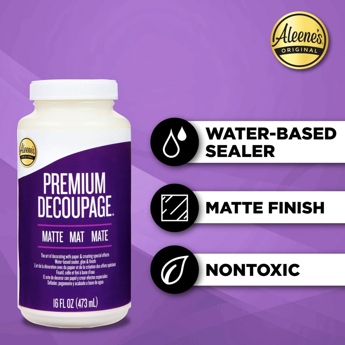 Picture of 40921 Aleene's Premium Decoupage Matte 16 fl. oz.