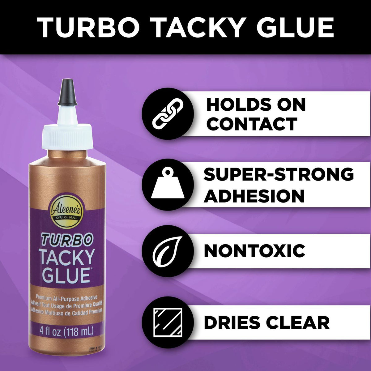 Picture of 40643 Aleene's Turbo Tacky Glue 4 fl. oz. 3 Pack
