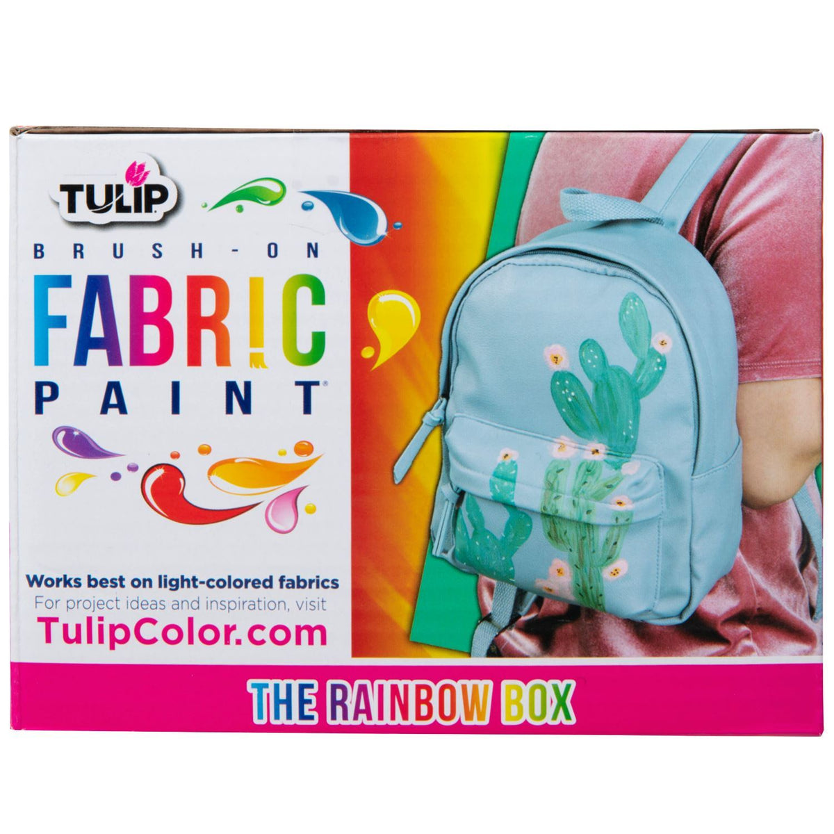 Picture of 48209 Tulip Brush-On Fabric Paint Rainbow 14 Pack